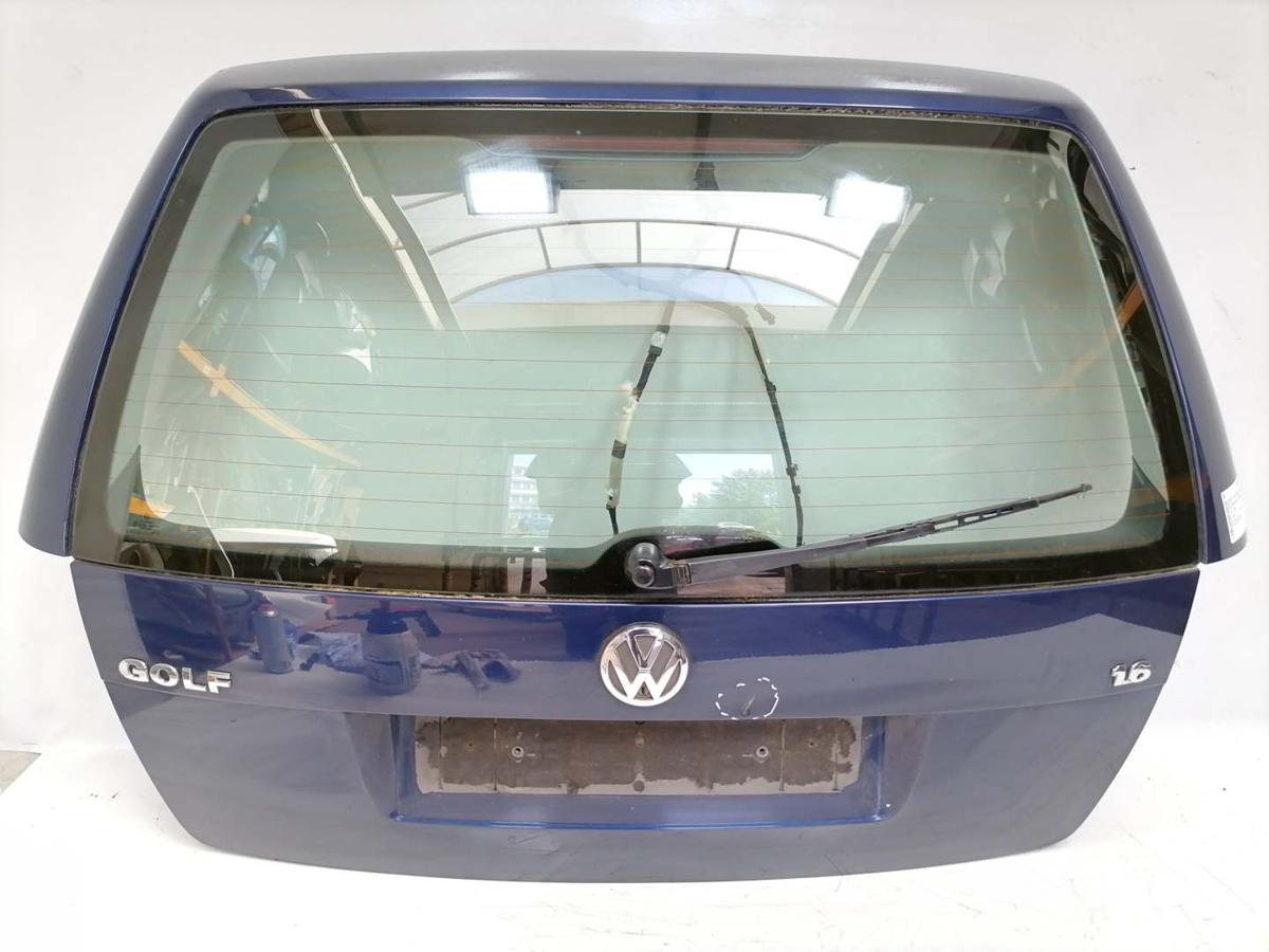 VW Golf 4 original Heckklappe mit Heckscheibe LA5G Perlblau Kombi Variant Bj.2001